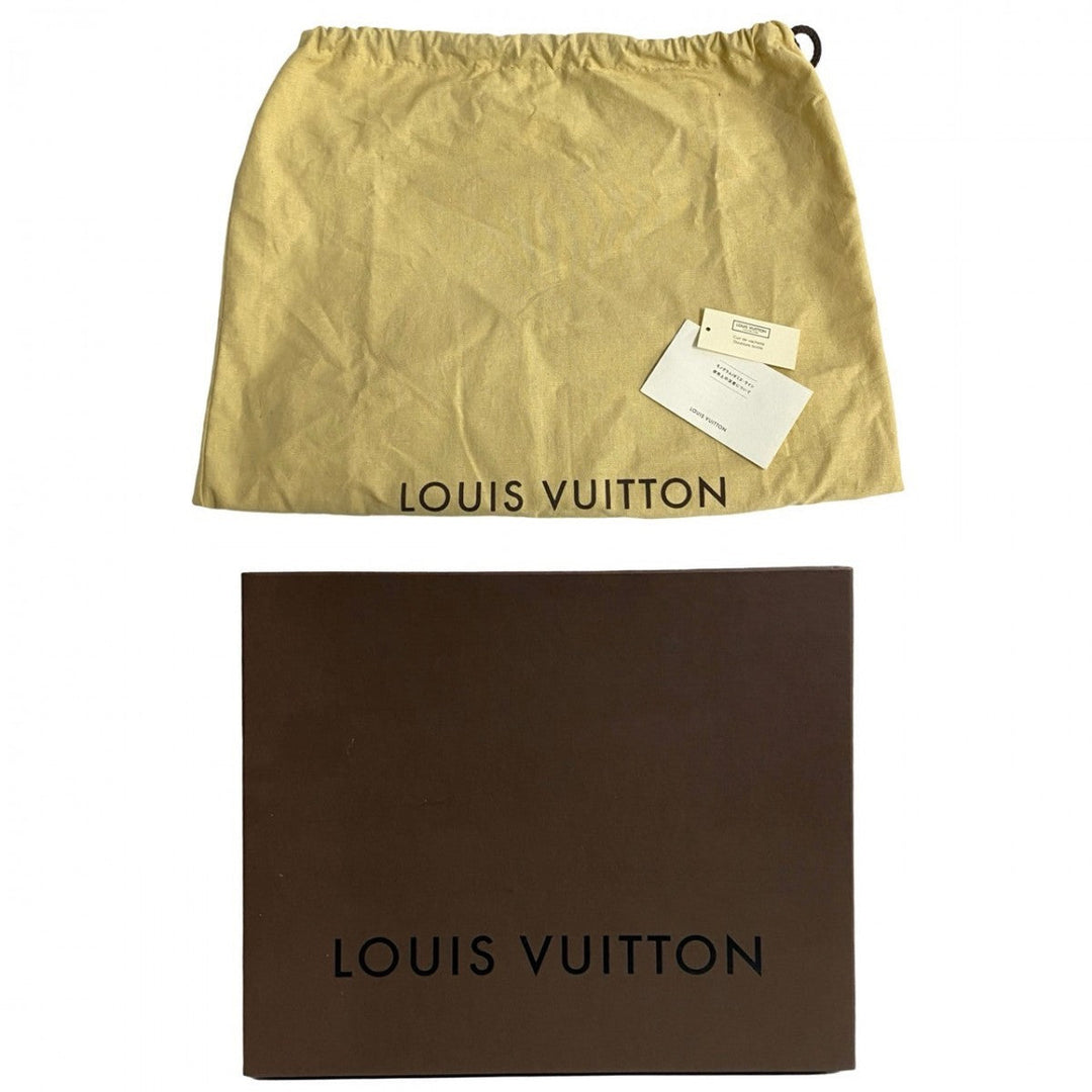 LOUIS VUITTON Business bag leather Brown Monogram Laguito