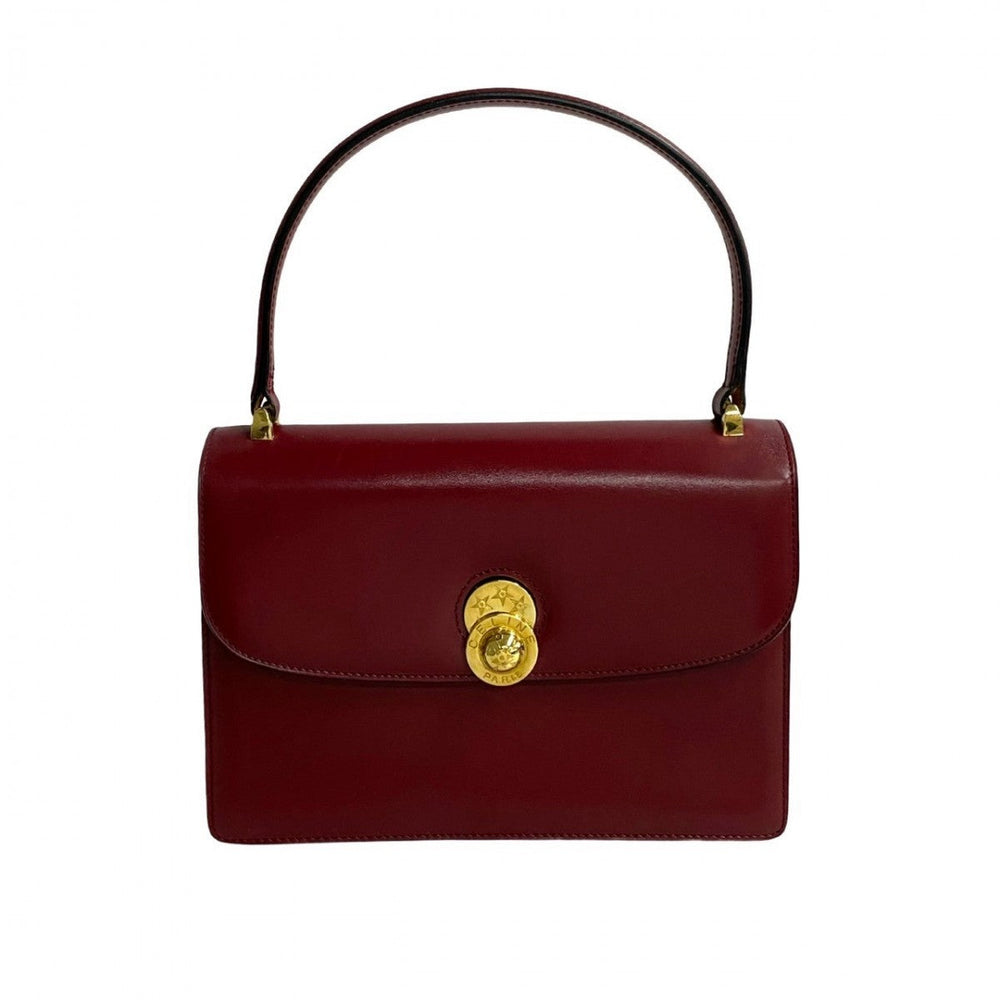 CELINE Handbag leather wine-red