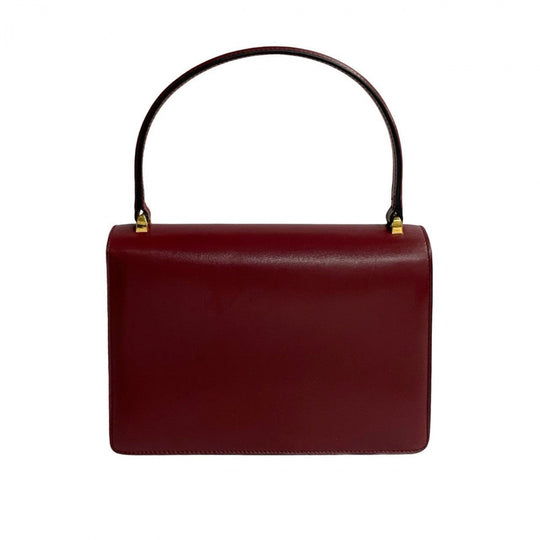 CELINE Handbag leather wine-red