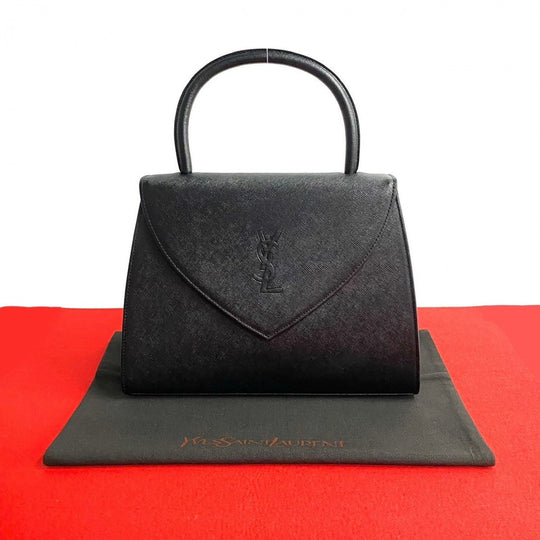 YVES SAINT LAURENT Handbag leather black