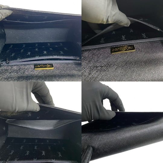 YVES SAINT LAURENT Handbag leather black