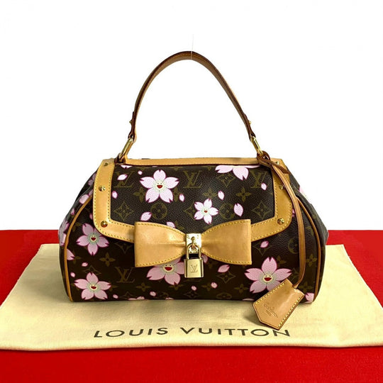 LOUIS VUITTON Handbag leather Brown Monogram Sac/Retro PM