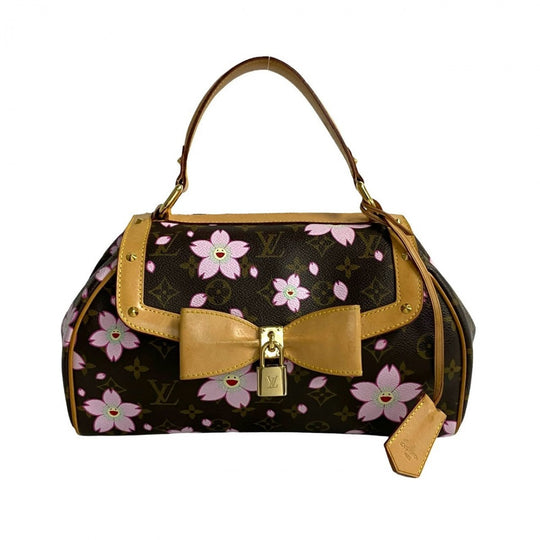 LOUIS VUITTON Handbag leather Brown Monogram Sac/Retro PM