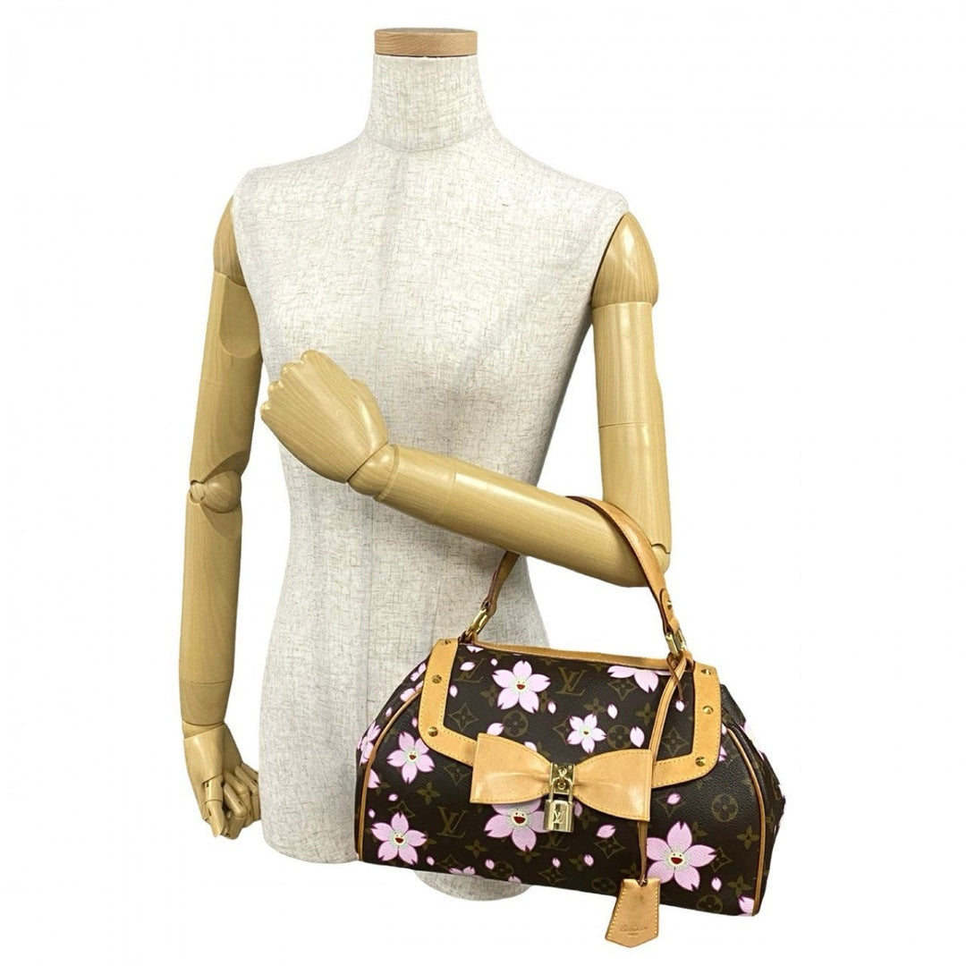 LOUIS VUITTON Handbag leather Brown Monogram Sac/Retro PM