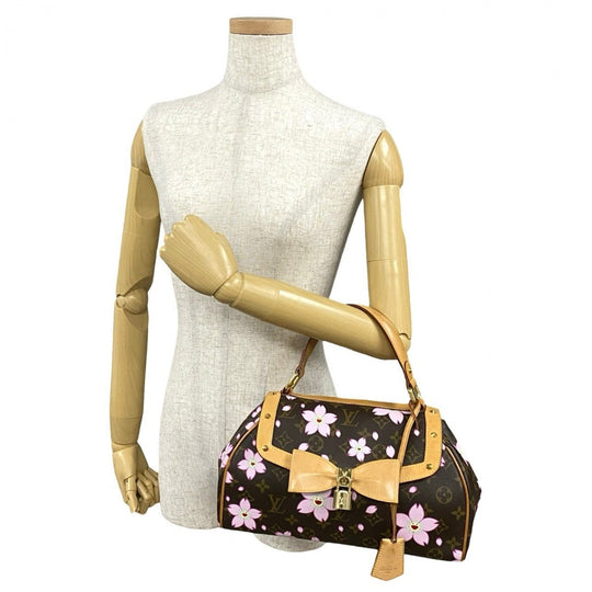 LOUIS VUITTON Handbag leather Brown Monogram Sac/Retro PM