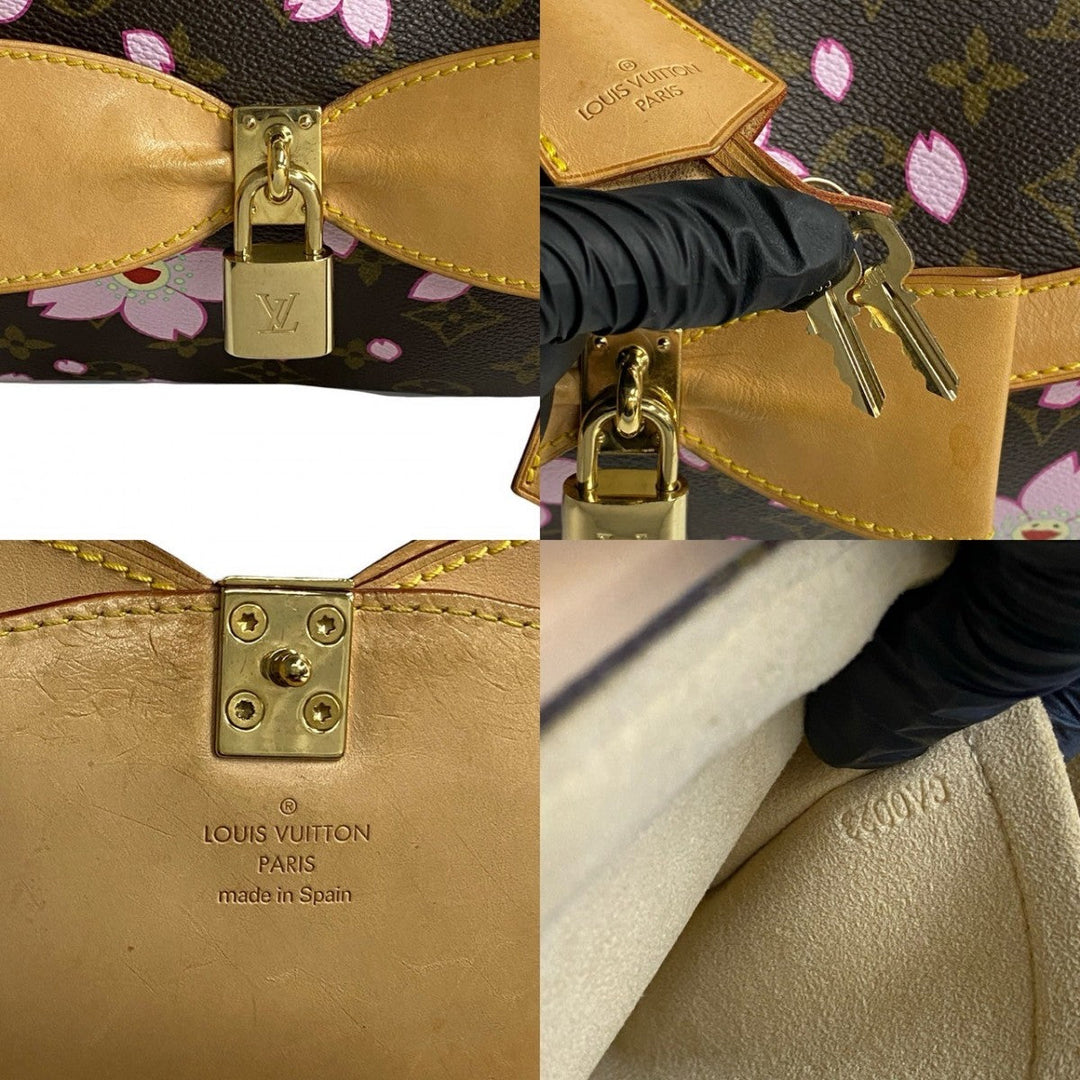 LOUIS VUITTON Handbag leather Brown Monogram Sac/Retro PM
