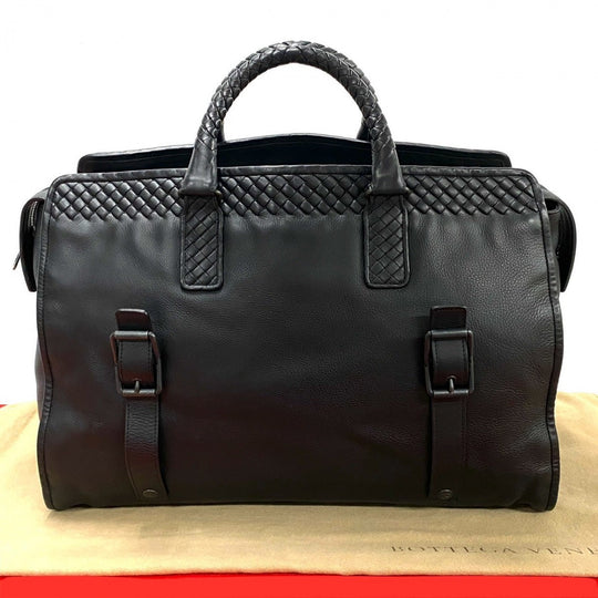 BOTTEGAVENETA Boston Duffel bag leather black