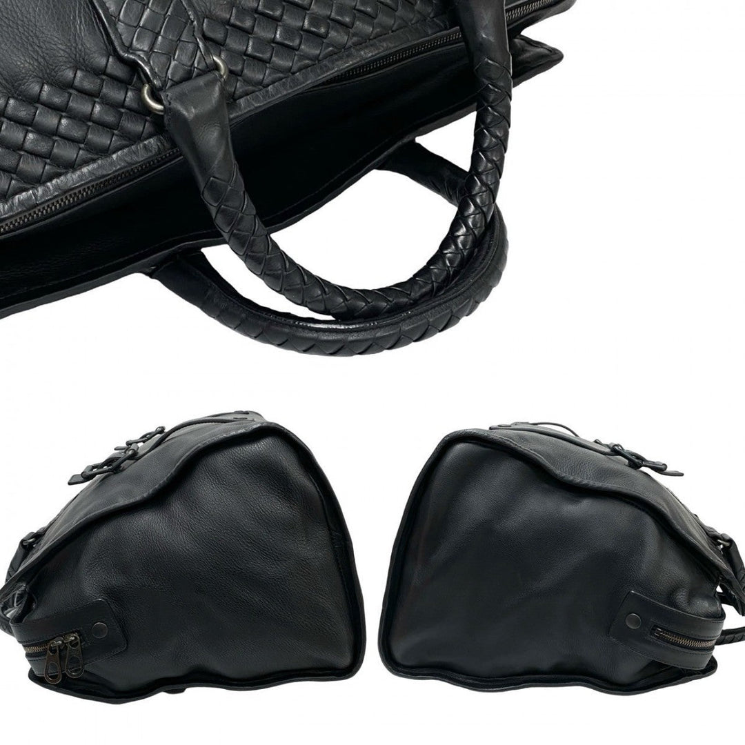 BOTTEGAVENETA Boston Duffel bag leather black