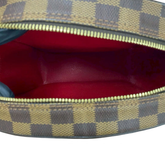 LOUIS VUITTON Shoulder Bag leather Brown Damier Blois
