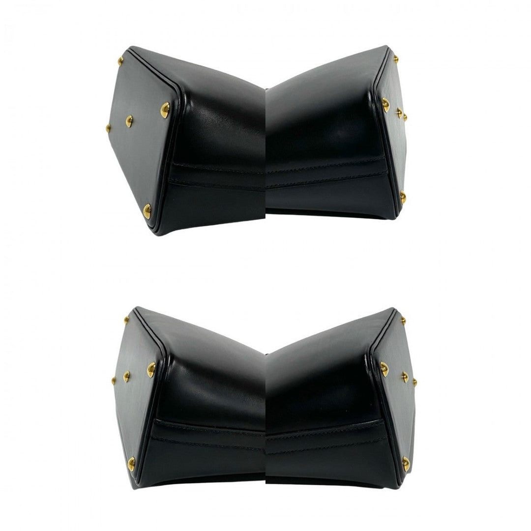 HERMES Shoulder Bag Box scarf black Bored 27