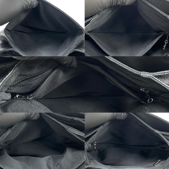 CHANEL Backpack Matt caviar skin black