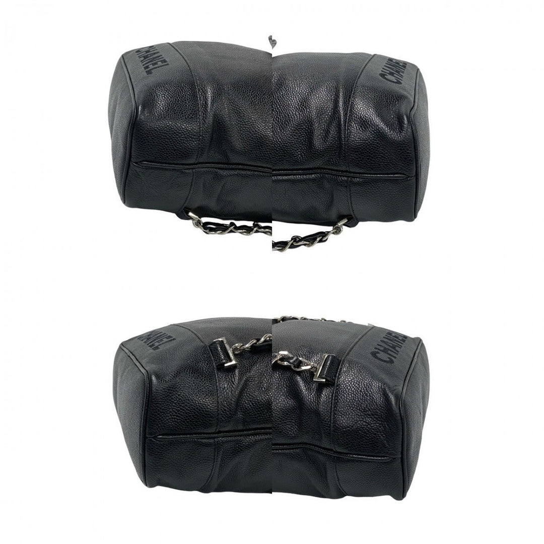 CHANEL Backpack Matt caviar skin black