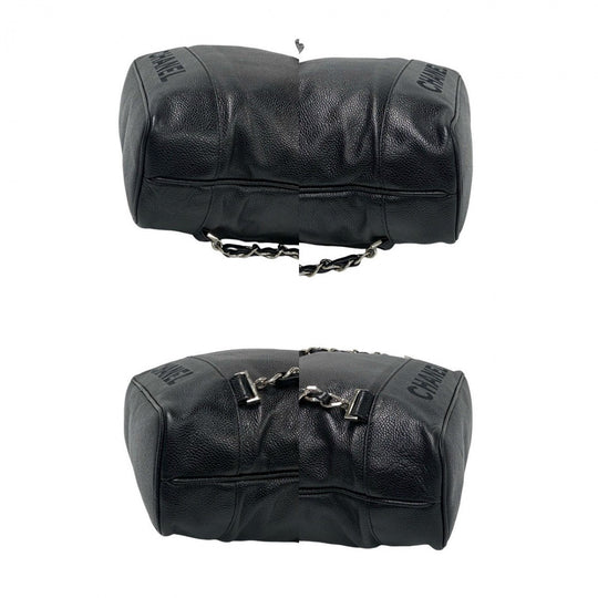 CHANEL Backpack Matt caviar skin black