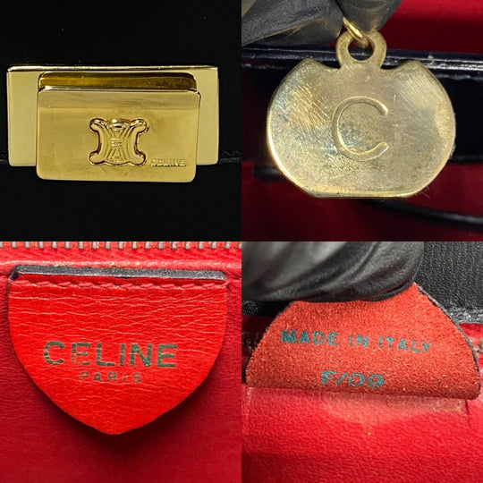 CELINE Handbag Calfskin black