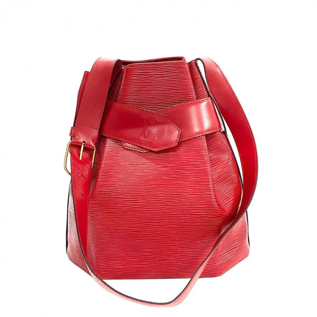 LOUIS VUITTON Shoulder Bag Epi Leather Red Epi Sac de Paul PM