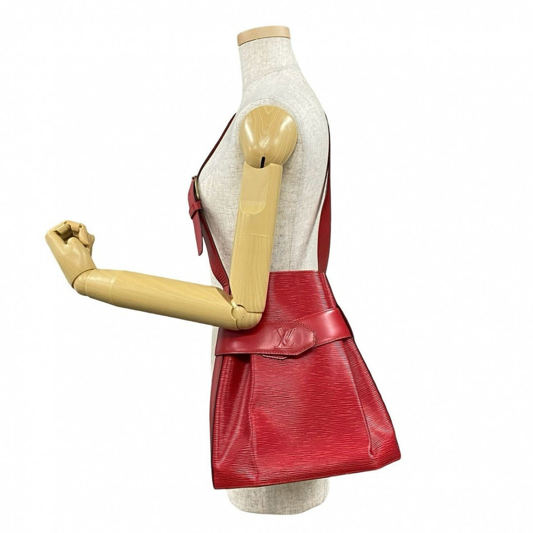 LOUIS VUITTON Shoulder Bag Epi Leather Red Epi Sac de Paul PM