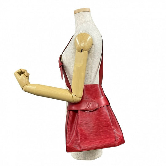 LOUIS VUITTON Shoulder Bag Epi Leather Red Epi Sac de Paul PM