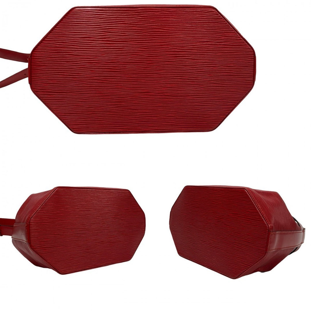 LOUIS VUITTON Shoulder Bag Epi Leather Red Epi Sac de Paul PM