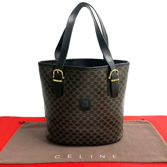 CELINE Tote Bag leather black