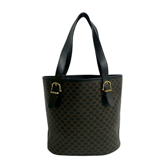 CELINE Tote Bag leather black