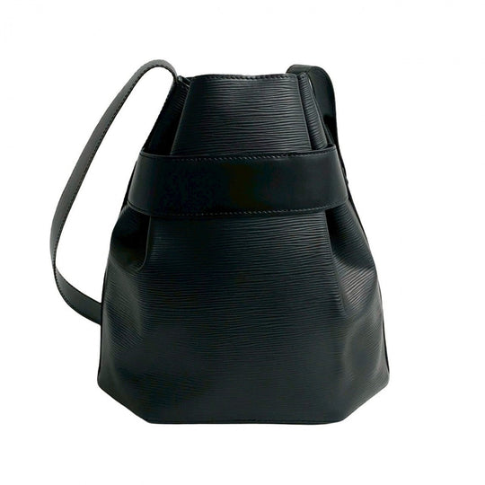 LOUIS VUITTON Shoulder Bag leather black Epi Sac De Paul PM