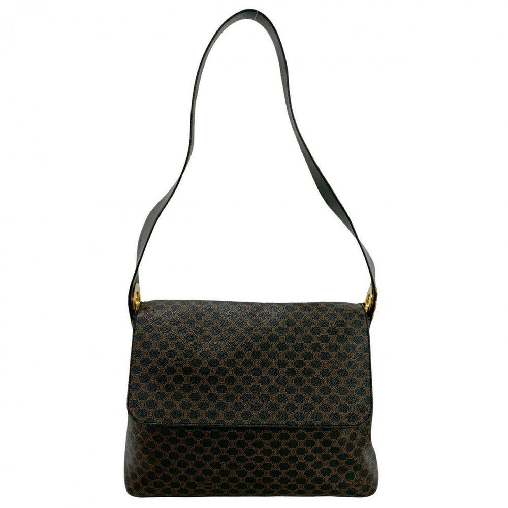 CELINE Shoulder Bag leather black