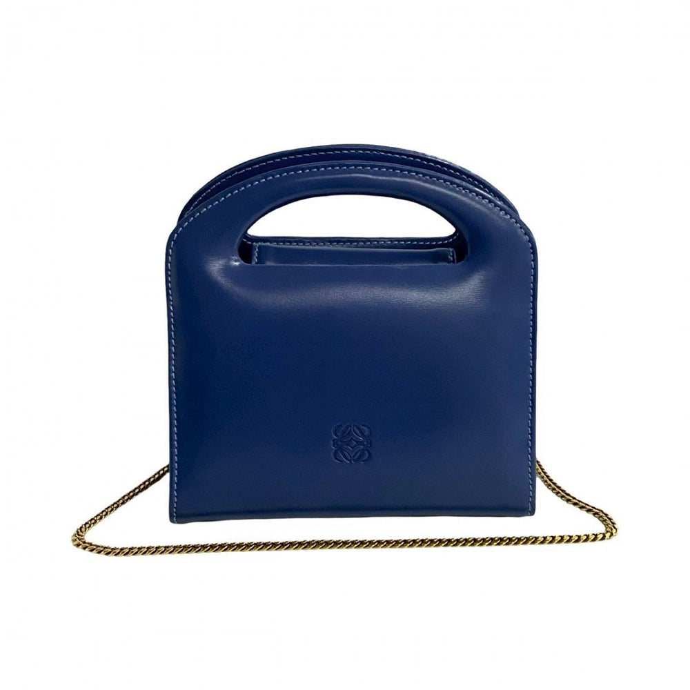 LOEWE Shoulder Bag Calfskin purple