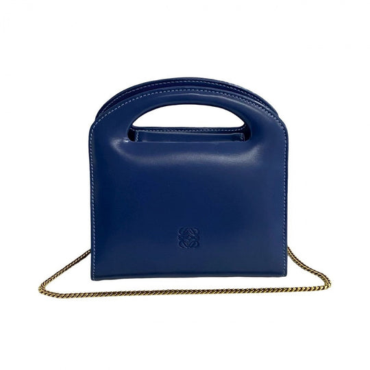 LOEWE Shoulder Bag Calfskin purple