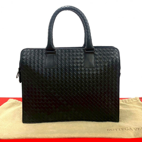 BOTTEGAVENETA Business bag leather black
