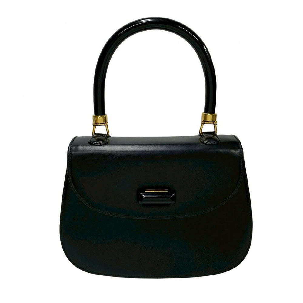 GUCCI Handbag leather black