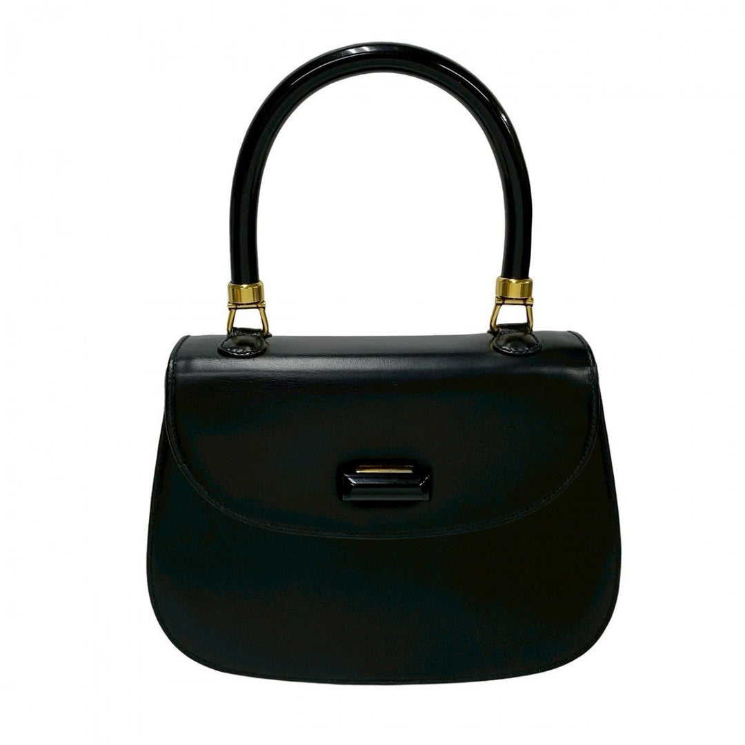 GUCCI Handbag leather black