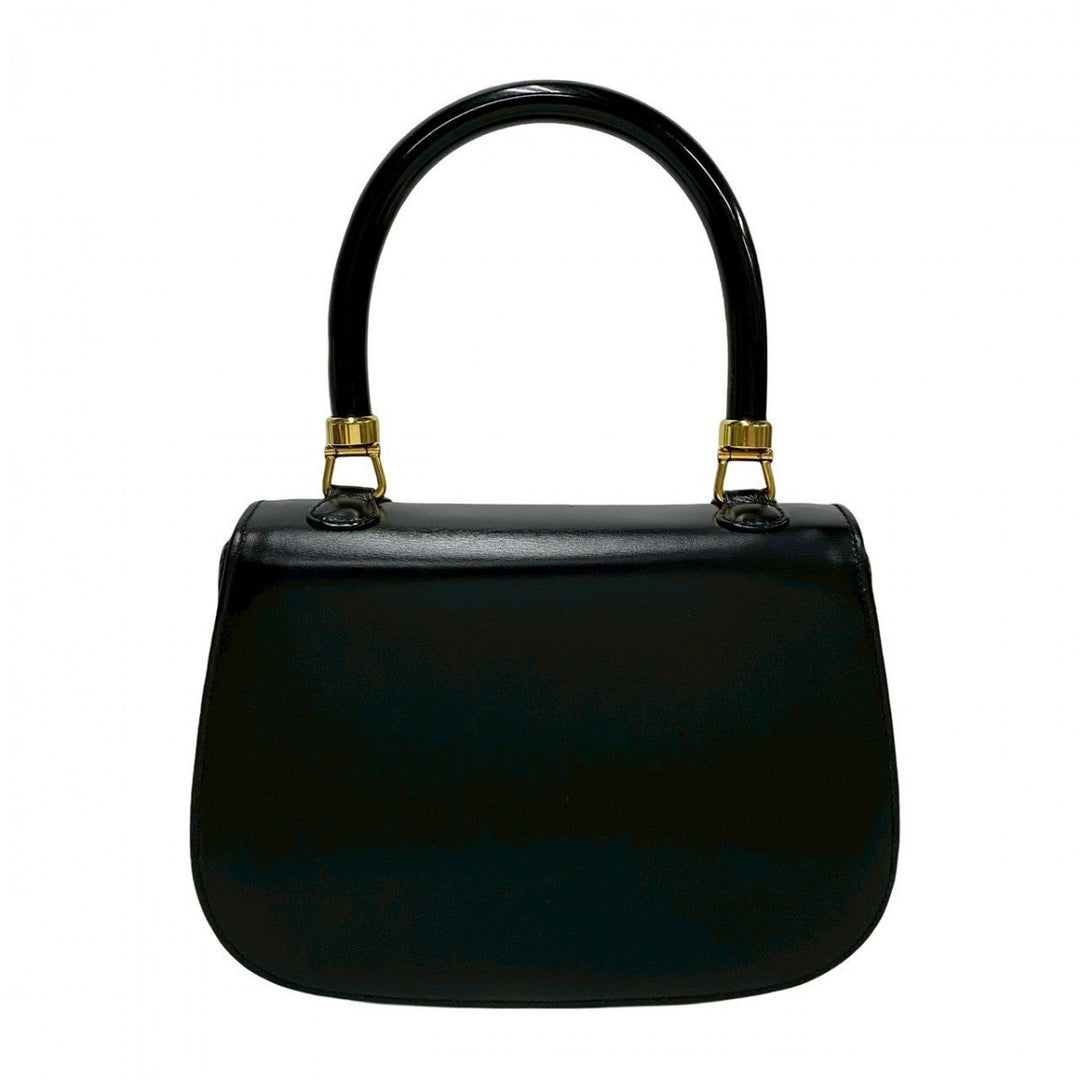 GUCCI Handbag leather black