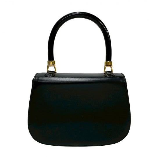 GUCCI Handbag leather black