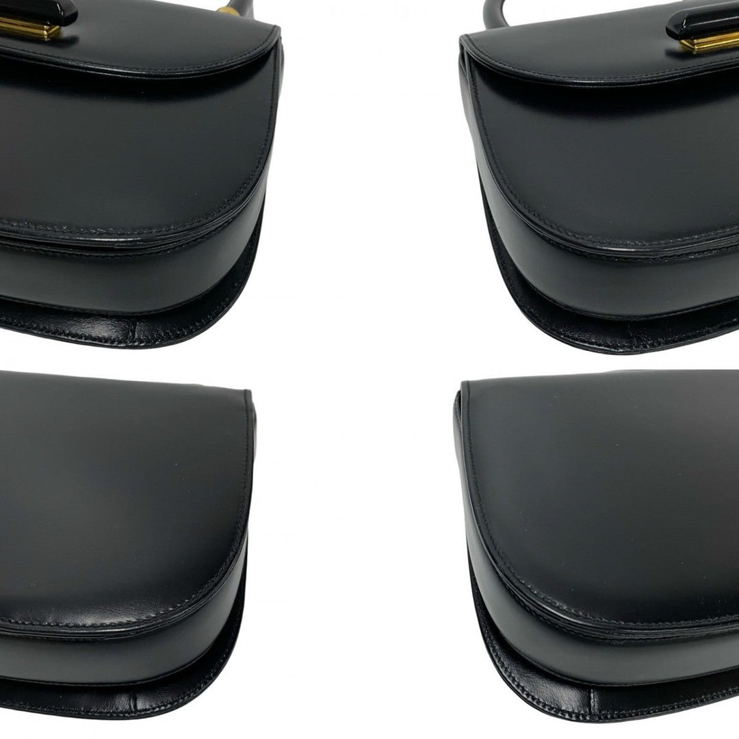 GUCCI Handbag leather black
