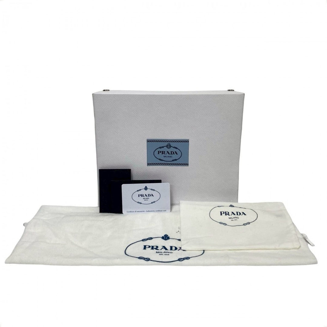 PRADA Shoulder Bag Mouton black