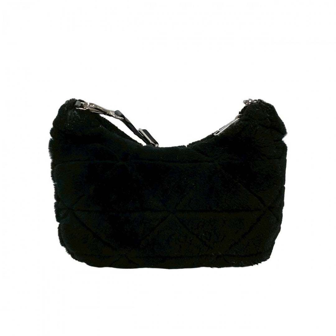 PRADA Shoulder Bag Mouton black