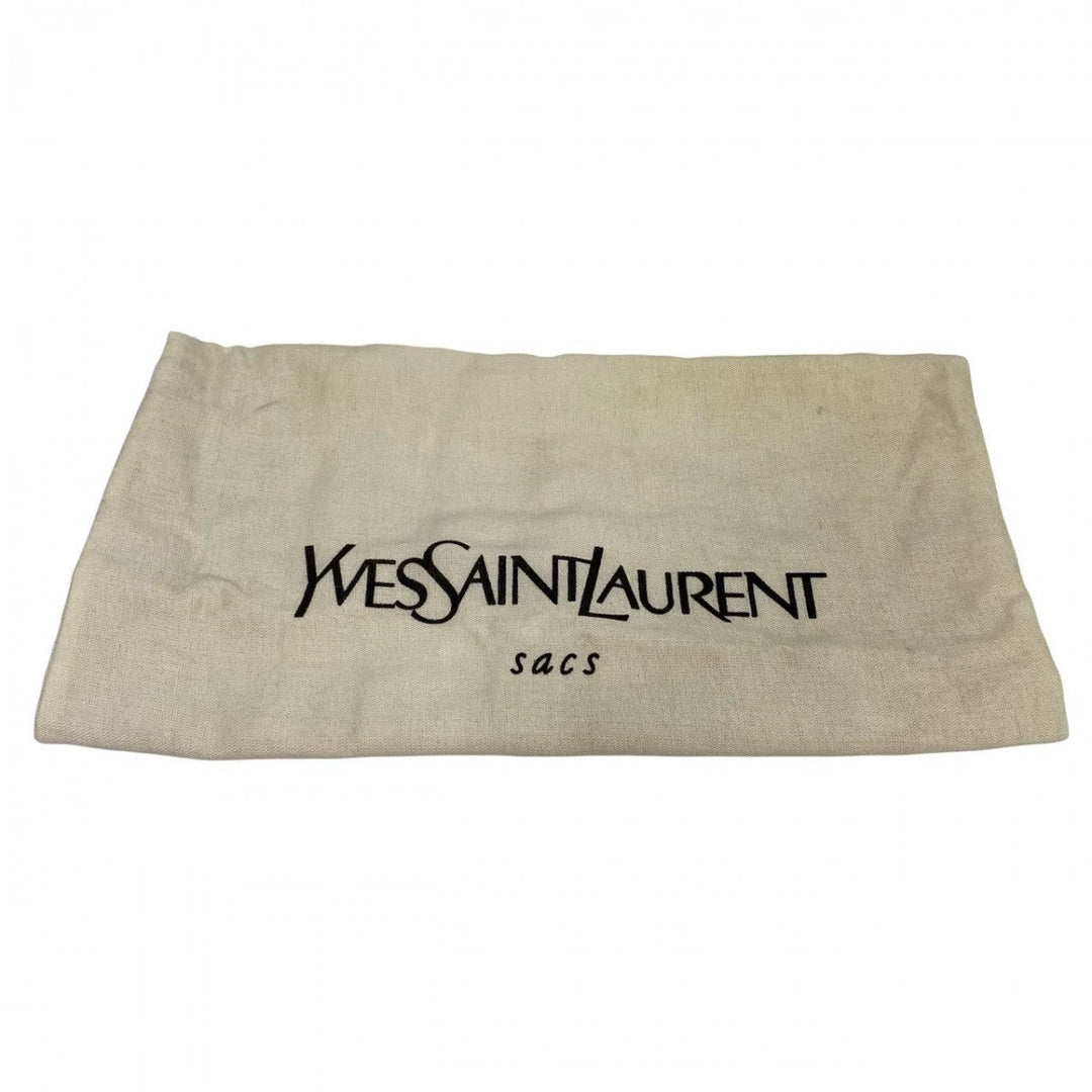 YVES SAINT LAURENT Shoulder Bag leather Brown