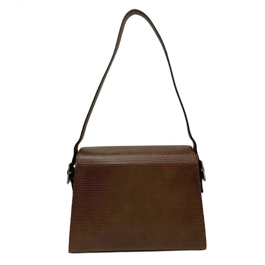 YVES SAINT LAURENT Shoulder Bag leather Brown