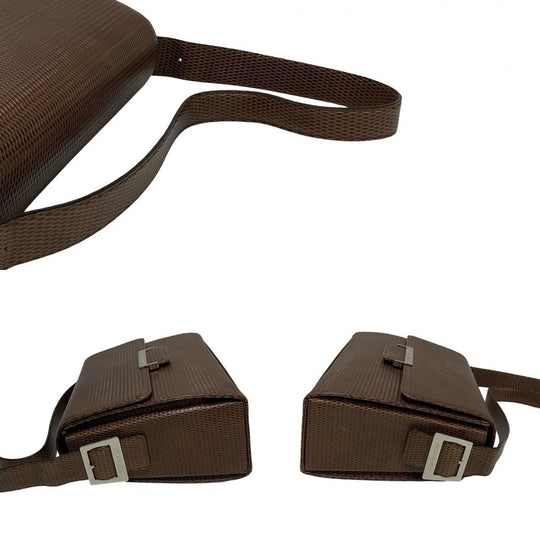 YVES SAINT LAURENT Shoulder Bag leather Brown