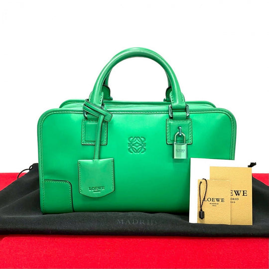 LOEWE Handbag leather green Americana 28