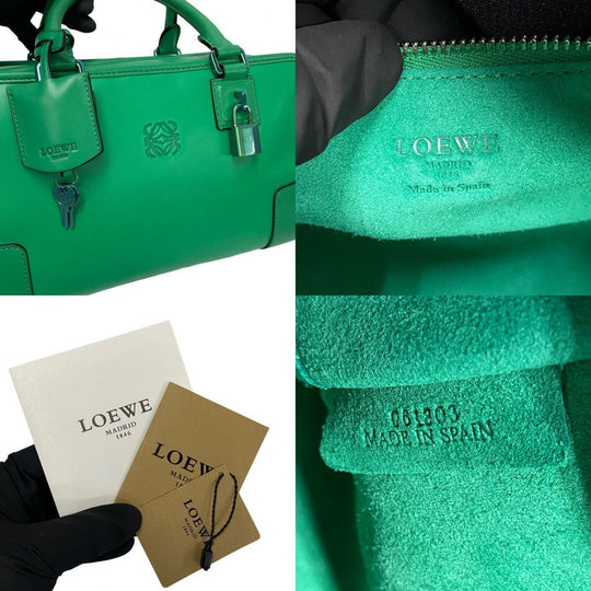 LOEWE Handbag leather green Americana 28