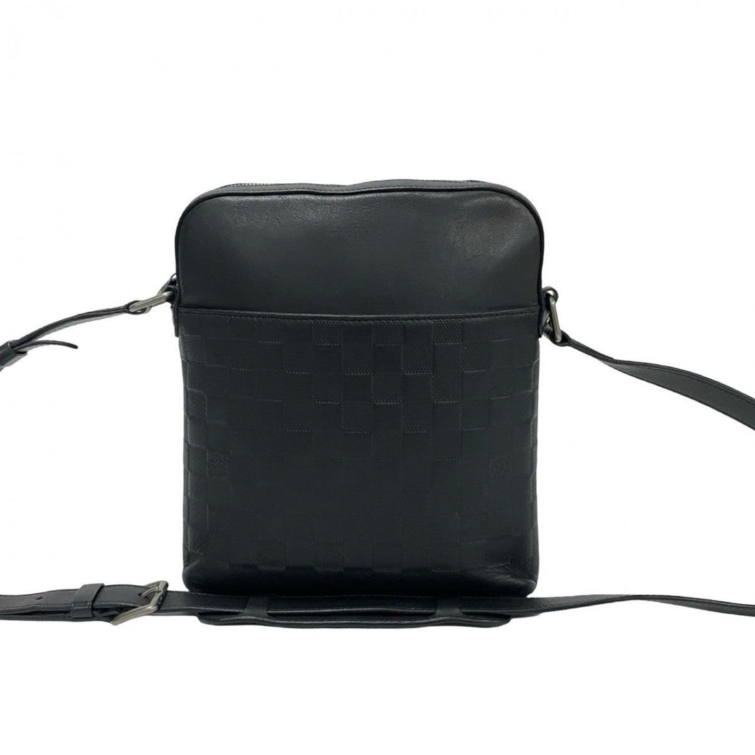 LOUIS VUITTON Shoulder Bag N23355 leather black Messenger bag Pochette District