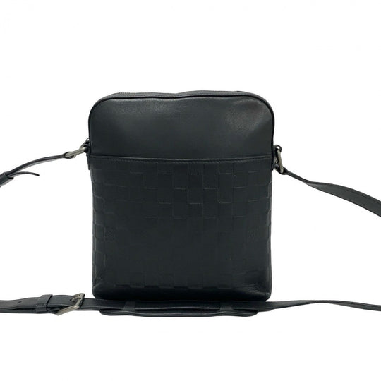 LOUIS VUITTON Shoulder Bag N23355 leather black Messenger bag Pochette District