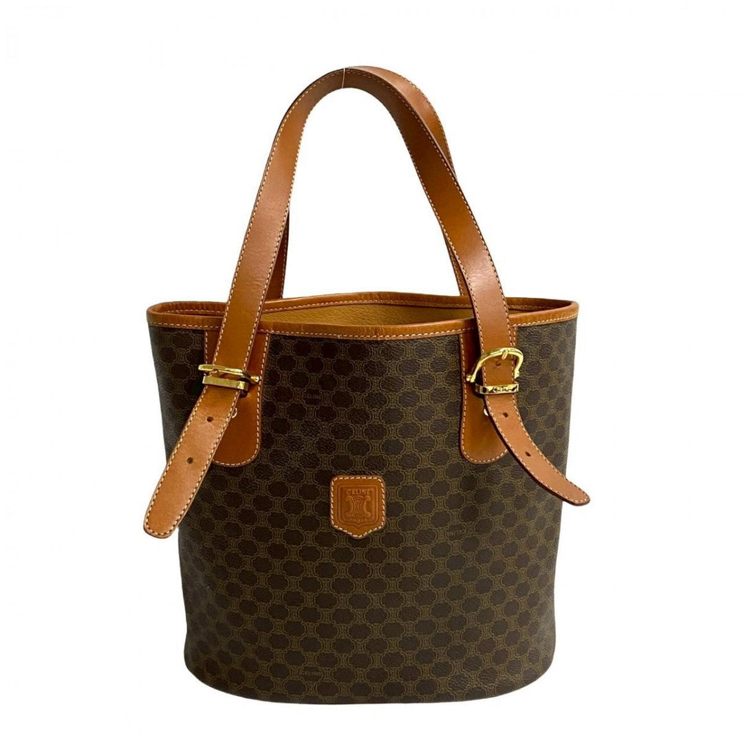 CELINE Tote Bag leather Brown