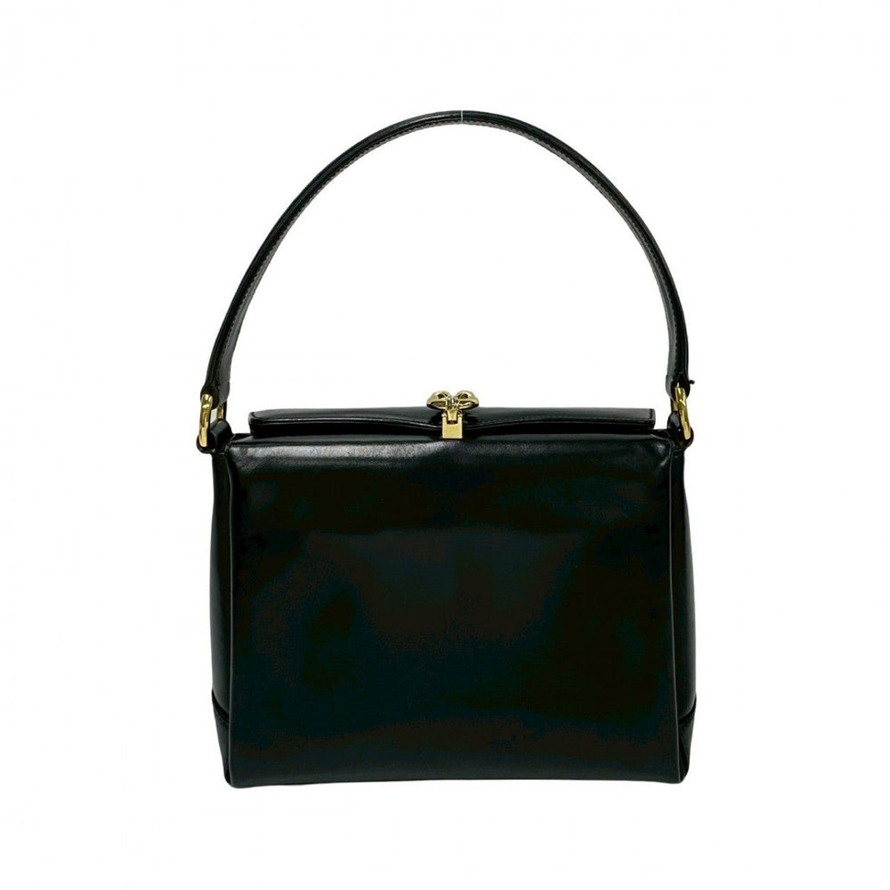 GUCCI Handbag leather black Old Gucci