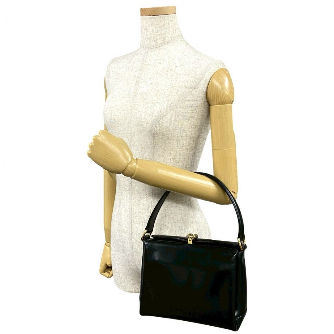 GUCCI Handbag leather black Old Gucci