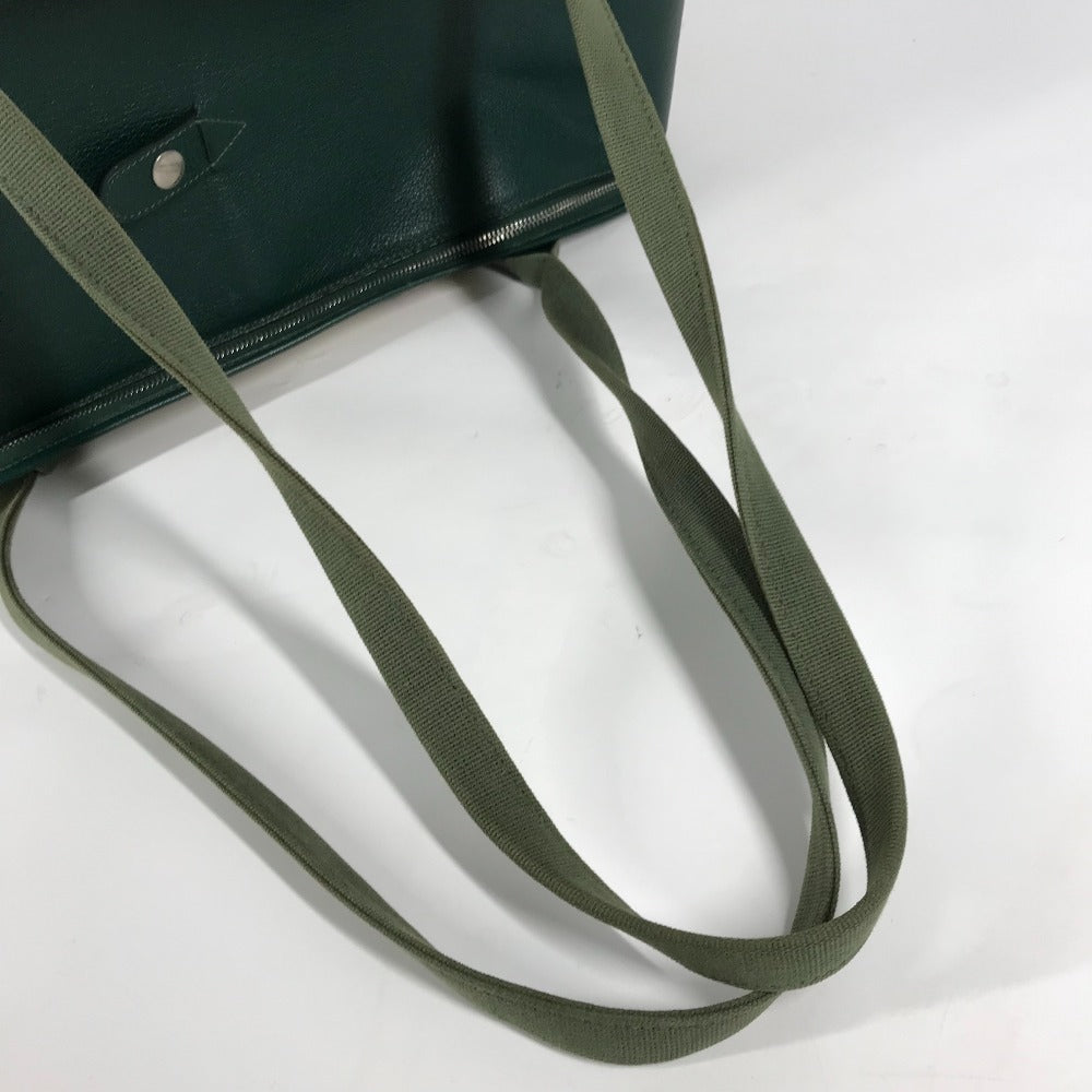 HERMES Shoulder Bag Leather , Leather/Coated Canvas beige Dog Dog Bag Sac de Transport pour Chien unisex(Unisex) Used Authentic