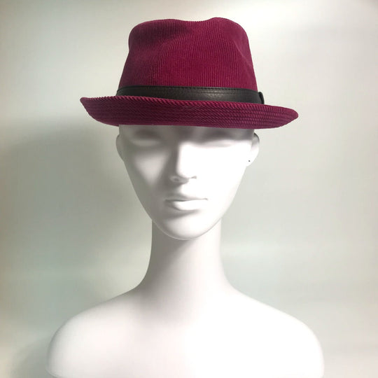 HERMES hat Cotton, Leather Pink purple Fashion Accessories unisex(Unisex) 56 Used Authentic