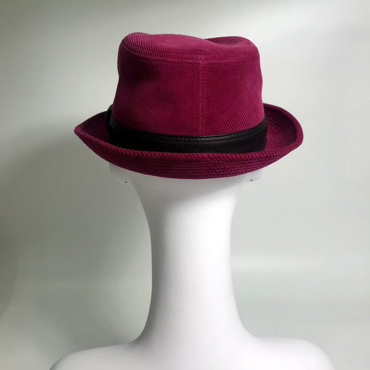 HERMES hat Cotton, Leather Pink purple Fashion Accessories unisex(Unisex) 56 Used Authentic