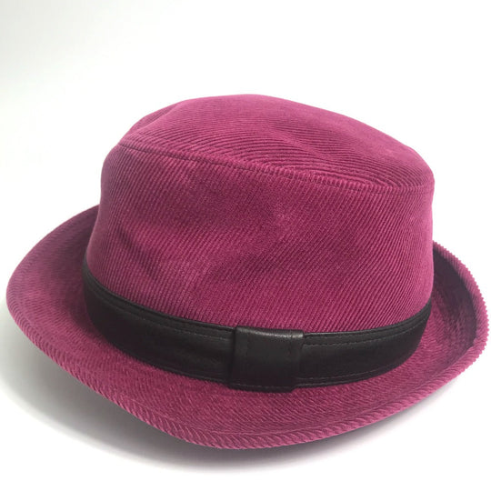 HERMES hat Cotton, Leather Pink purple Fashion Accessories unisex(Unisex) 56 Used Authentic